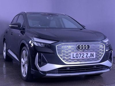 Black Used 2022 Audi Q4 e-tron S-Line SUV | £23,899 (Fair price)