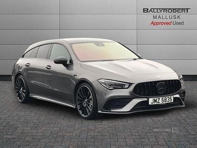 Grey Used 2022 Mercedes CLA35 AMG Premium Plus Estate | £30,995 (A bit pricey)