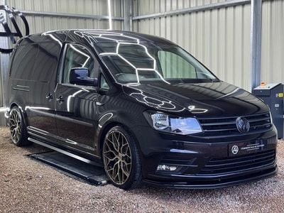 Black Used 2016 VW Caddy Maxi Highline MPV | £16,495 (Expensive)