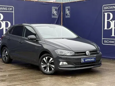 Begagnad VW Polo Match 80 HK (58 kW) 2020 Grå Halvkombi