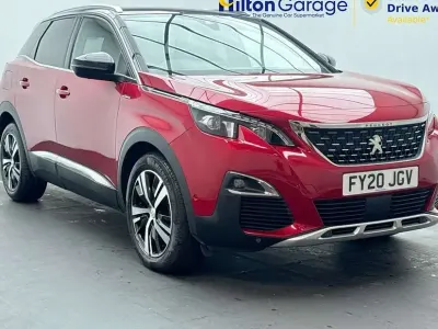 Used Peugeot 3008 GT-line 130 HP (95 kW) 2020 Red SUV