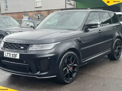 Used Land Rover Range Rover Sport SVR 575 HP (422 kW) 2022 Black SUV
