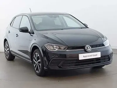 Used VW Polo Match 95 HP (69 kW) 2024 Black Hatchback