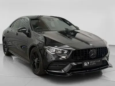 Begagnad Mercedes CLA180 AMG line 136 HK (100 kW) 2021 Svart Sedan