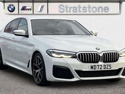 White Used 2022 BMW 520 M Sport | £26,399 (Fair price)