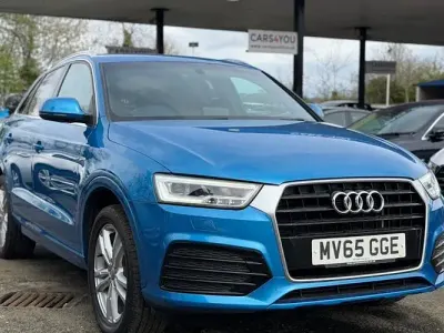 Used Audi Q3 S-Line 150 HP (110 kW) 2015 Blue SUV