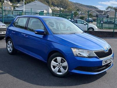 Used Skoda Fabia SE 110 HP (80 kW) 2017 Blue Hatchback