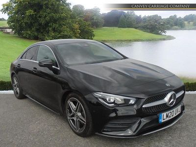 Used Mercedes CLA200 AMG line 163 HP (119 kW) 2020 Black Coupe