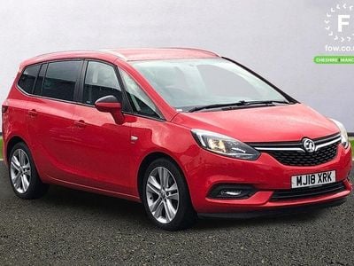 Used Vauxhall Zafira SRi 140 HP (102 kW) 2018 Red MPV
