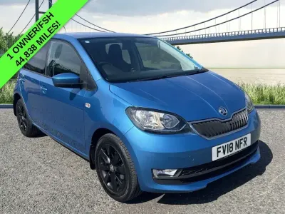 Used Skoda Citigo Colour Edition 60 HP (44 kW) 2018 Blue Hatchback