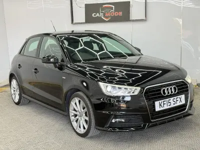 Used Audi A1 Sportback S-Line 125 HP (91 kW) 2015 Black Hatchback