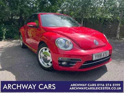 Used VW Beetle Design 110 HP (80 kW) 2018 Red Hatchback