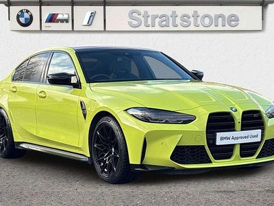 Yellow Used 2023 BMW M3 Competition Edition | £64,899 (Fair price)