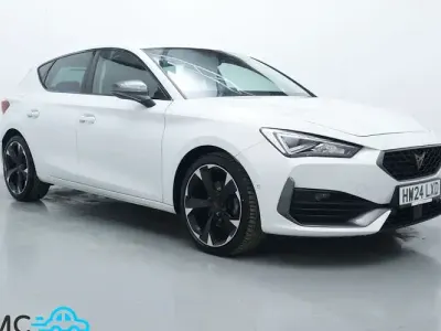 Used Cupra Leon 150 HP (110 kW) 2024 White Hatchback