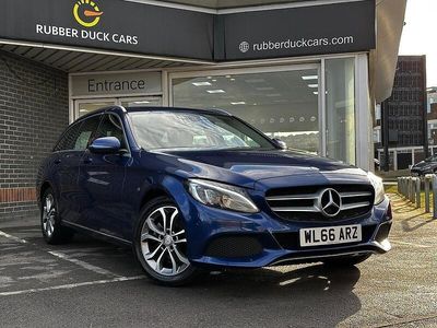 Used Mercedes C200 136 HP (100 kW) 2016 Blue Estate