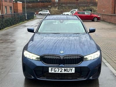 Used BMW 330e Sport Line 292 HP (214 kW) 2022 Blue Estate