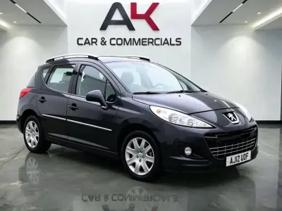 Used Peugeot 207 Active 92 HP (67 kW) 2012 Black Estate