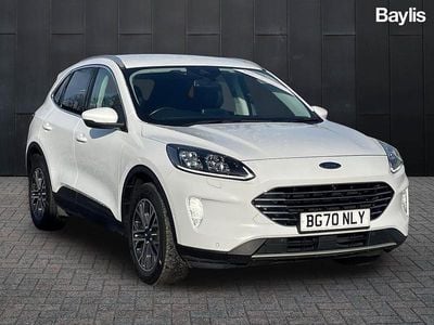 White Used 2020 Ford Kuga Titanium SUV | £13,495 (Fair price)
