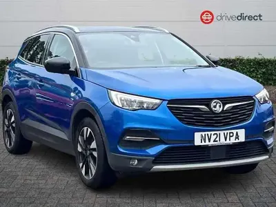 Used Vauxhall Grandland X Edition 130 HP (95 kW) 2021 Blue SUV