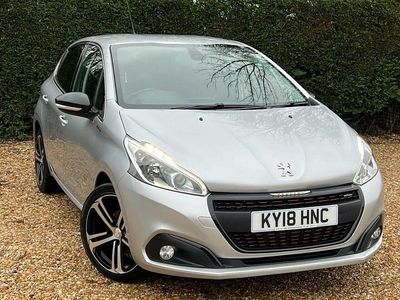Silver Used 2018 Peugeot 208 GT-line Hatchback | £5,997 (Fair price)