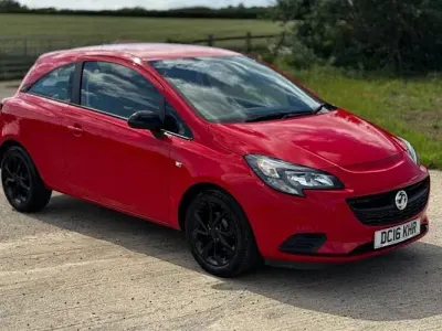 Used Vauxhall Corsa 75 HP (55 kW) 2016 Red Hatchback