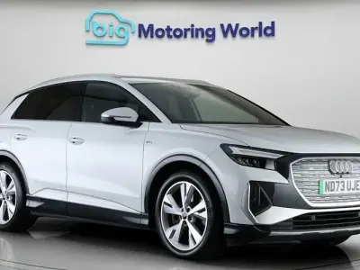 Used Audi Q4 e-tron S-Line 150 kW (204 HP) 2023 White SUV