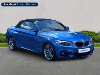 Used BMW 220 M Sport 187 HP (137 kW) 2018 Blue Cabriolet