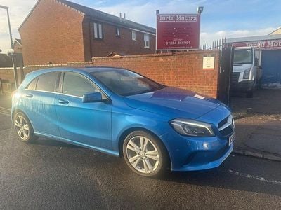 Used Mercedes A200 Premium 2017 Blue Hatchback