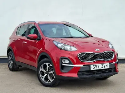 Used Kia Sportage 130 HP (95 kW) 2021 Red SUV