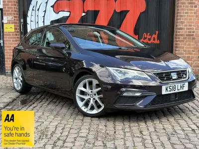 Used Seat Leon FR 180 HP (132 kW) 2018 Mauve/purple Hatchback