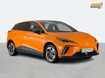 Used MG MG4 EV Trophy 150 kW (204 HP) 2023 Orange Hatchback