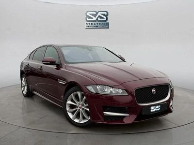 Red Used 2017 Jaguar XF R-Sport Sedan | £11,790 (Fair price)