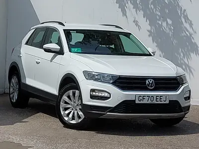 Used VW T-Roc SE 115 HP (84 kW) 2020 White SUV