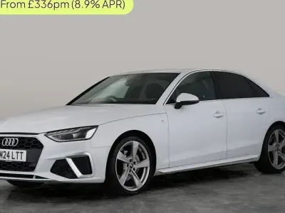 Used Audi A4 S-Line 204 HP (150 kW) 2024 White Sedan