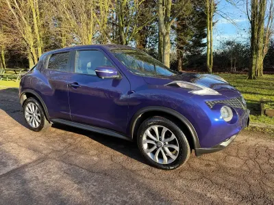 Używany Nissan Juke Tekna 110 KM (80 kW) 2014 Niebieski SUV