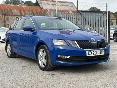 Used Skoda Octavia SE Technology 115 HP (84 kW) 2020 Blue Estate