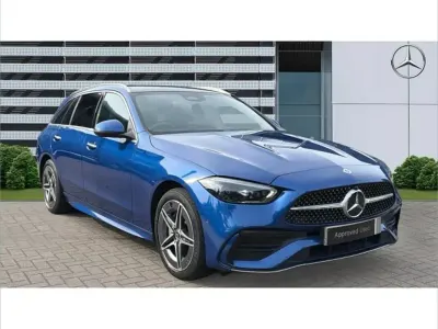 Used Mercedes C300 AMG Line Premium Plus 308 HP (226 kW) 2024 Blue Estate