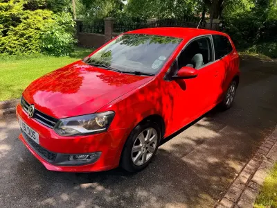 Used VW Polo Match 60 HP (44 kW) 2012 Red Hatchback