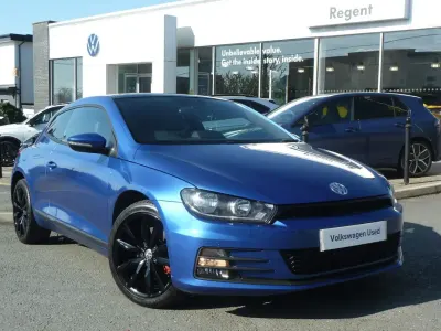 Used VW Scirocco GT 180 HP (132 kW) 2015 Blue Coupe
