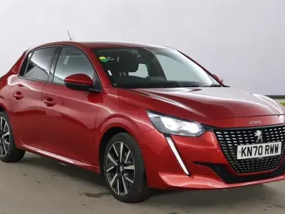 Used Peugeot 208 Allure 102 HP (75 kW) 2020 Red Hatchback