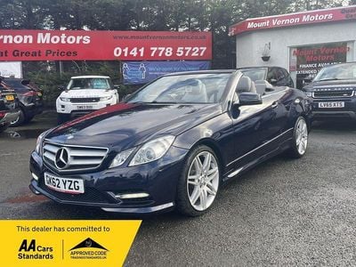 Used Mercedes E350 265 HP (194 kW) 2012 Blue Cabriolet