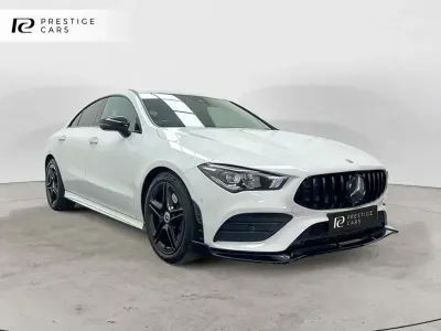 Begagnad Mercedes CLA220 AMG Line Premium 190 HK (139 kW) 2020 Vit Sedan