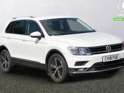 Used VW Tiguan SE 125 HP (91 kW) 2018 White SUV