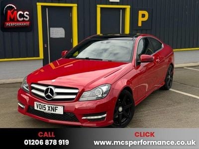 Used Mercedes C250 Sport Edition 2015 Red Coupe