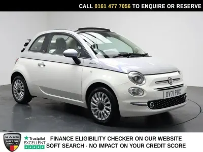 Begagnad Fiat 500C Dolcevita 70 HK (51 kW) 2021 Vit Cab