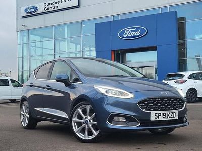 Used Ford Fiesta Vignale 125 HP (91 kW) 2019 Blue Hatchback