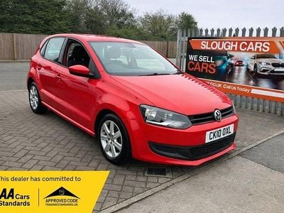Used VW Polo SE 90 HP (66 kW) 2010 Red Hatchback