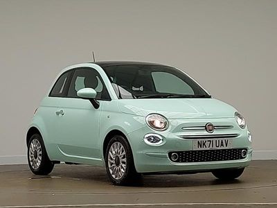 Green Used 2021 Fiat 500 Lounge Hatchback | £9,998 (Fair price)