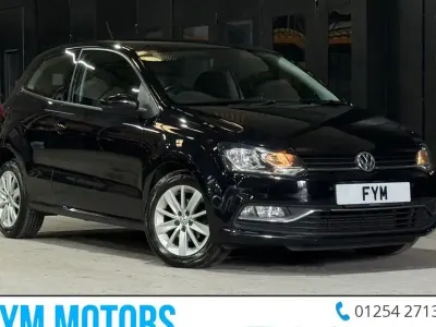 Used VW Polo SE 90 HP (66 kW) 2015 Black Hatchback