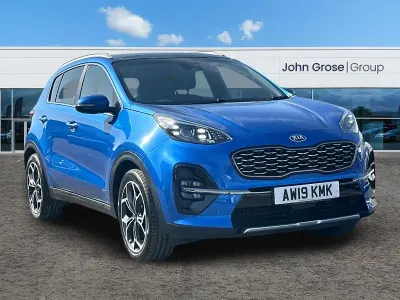 Used Kia Sportage GT-Line S 177 HP (130 kW) 2019 Blue SUV